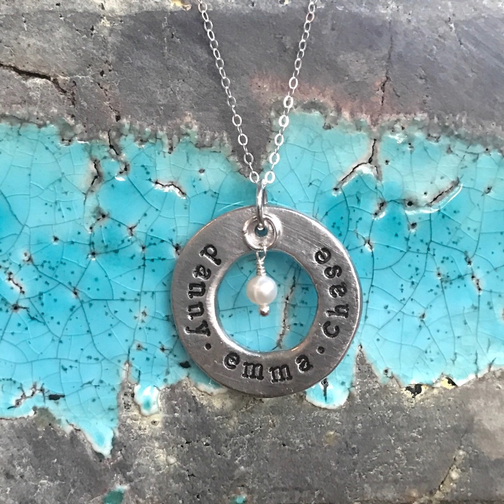 Handmade Personalized Eternity Necklace